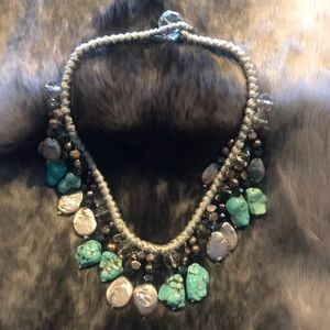 Beautifully handcrafted necklace and earrings